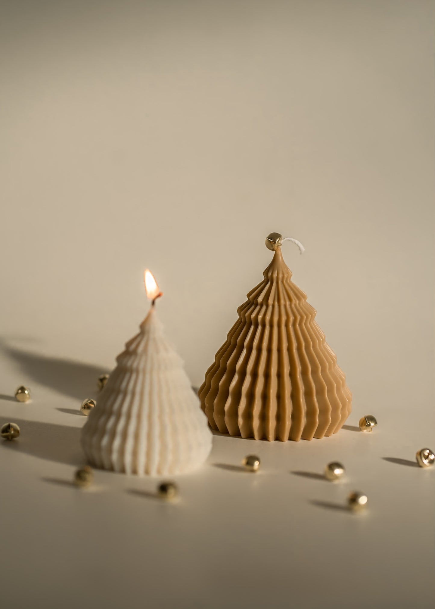 Noëlle Set | Origami Christmas Tree Candle Set | Soy Aromatherapy Candle for Home Decor, Bath, and Special Occasions