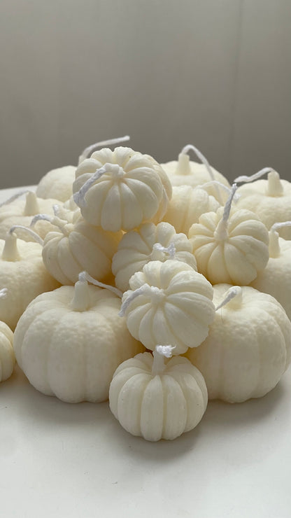 Pumpkin Candle Set | 3 | Fall Decor Soy Candle for Home, Bath, Aromatherapy and Special Occasions