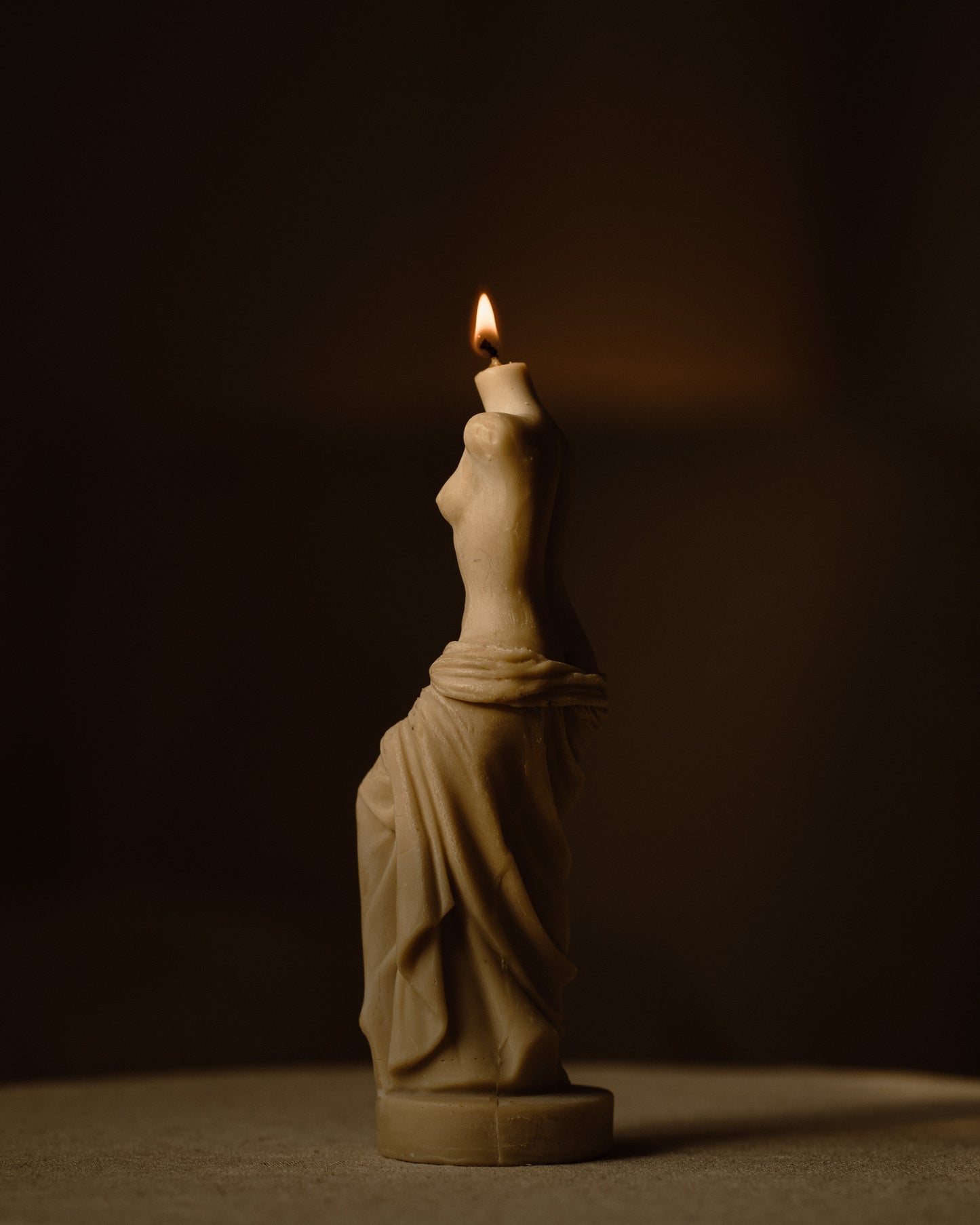 Venus de Milo Sculpture Candle | Soy Aromatherapy Candle for Home Decor, Bath, and Special Occasions