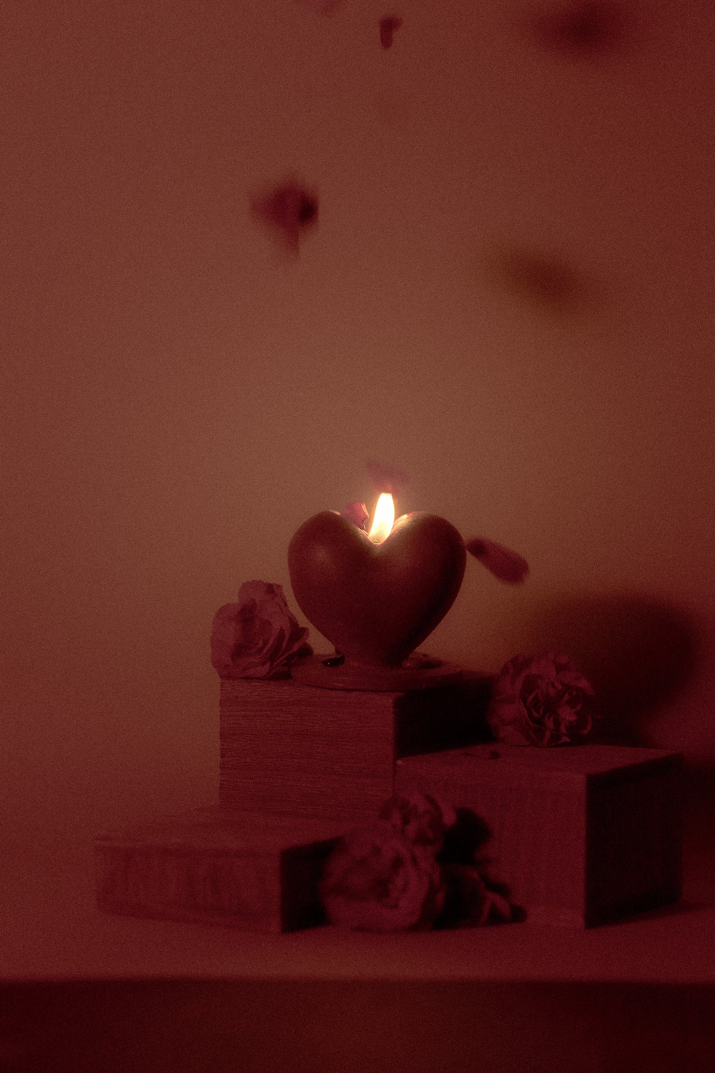 Valentine's Heart Candle