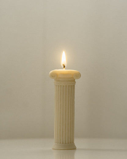 Roman Column Small | Roman Pillar Soy Aromatherapy Candle for Home Decor, Bath, and Special Occasions