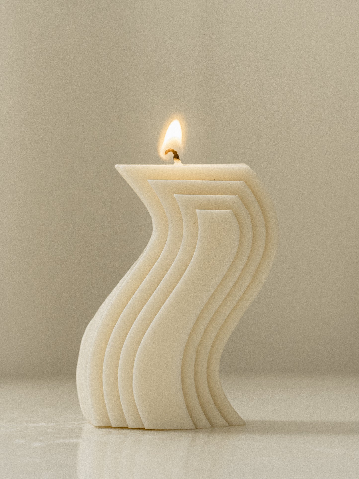 Andromeda | Distorted Pillar Soy Aromatherapy Candle for Home Decor, Bath, and Special Occasions