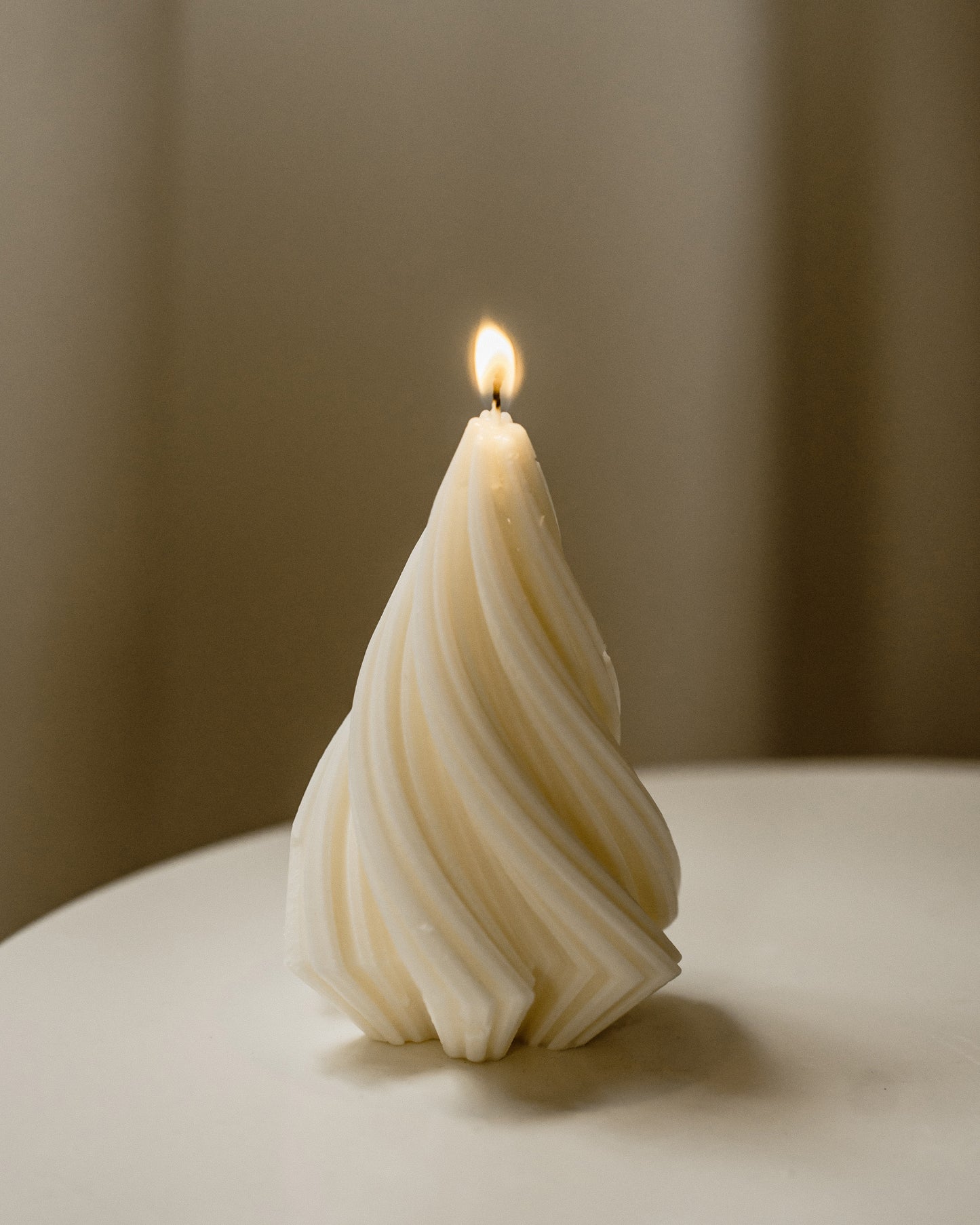 Calista | Spiral Cone Soy Aromatherapy Candle for Home Decor, Bath, and Special Occasions