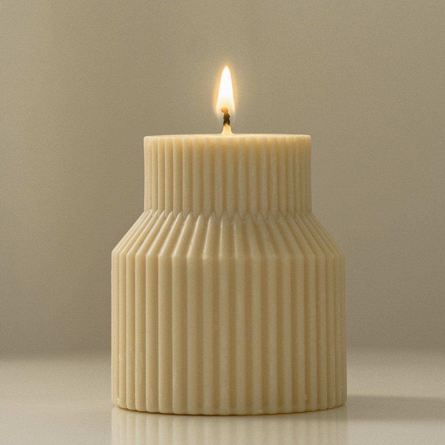 Arlo | Inverted Rippled Cup Soy Aromatherapy Candle for Home Decor, Bath, and Special Occasions