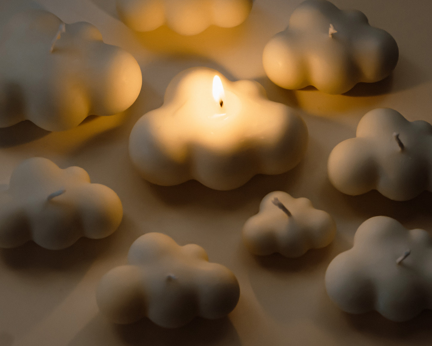 Nube | Cloud Candle Set - 3 | Soy Aromatherapy Candle for Home Decor, Bath, and Special Occasions