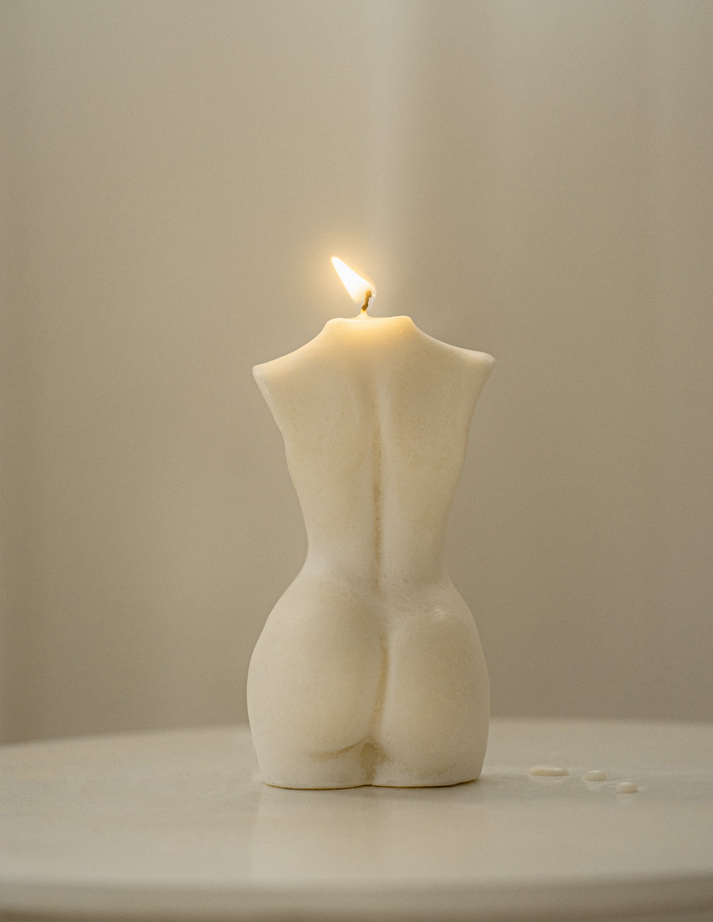 Athena | Female Body Torso Candle | Soy Aromatherapy Candle for Home Decor, Bath, and Special Occasions