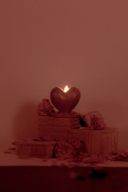 Valentine's Heart Candle