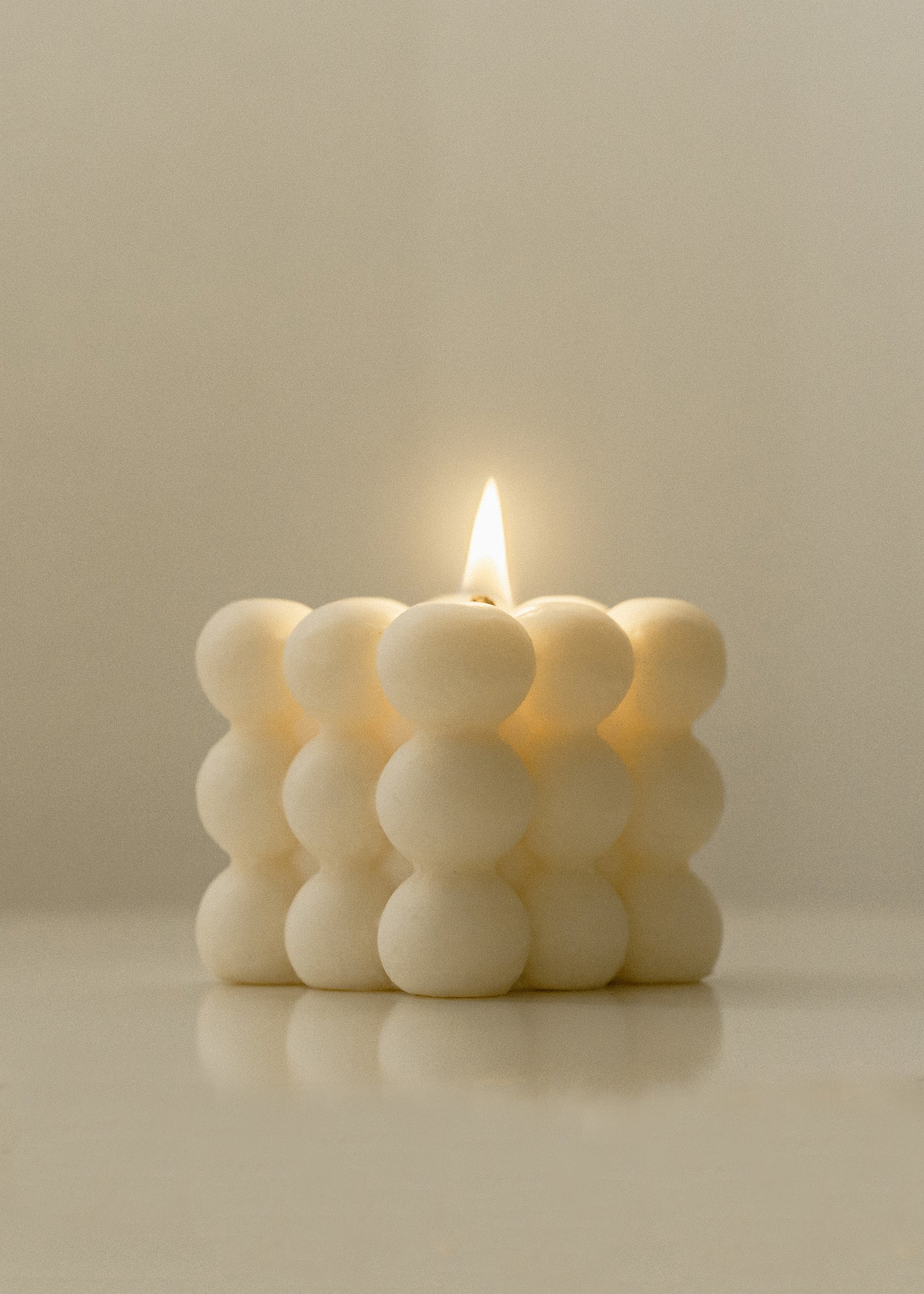 Afros Bubble Cube Candle | Soy Aromatherapy Candle for Home Decor, Bath, and Special Occasions