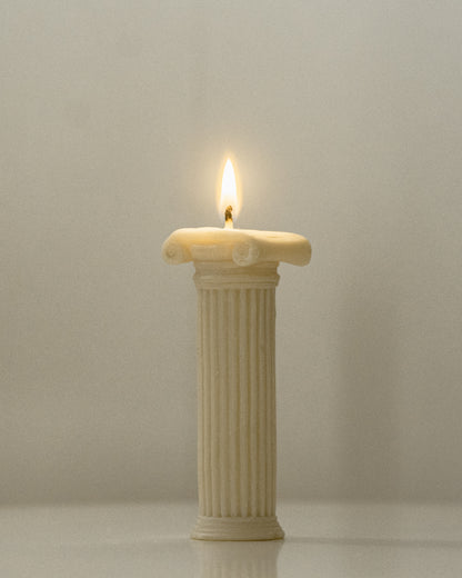 Roman Column Small | Roman Pillar Soy Aromatherapy Candle for Home Decor, Bath, and Special Occasions