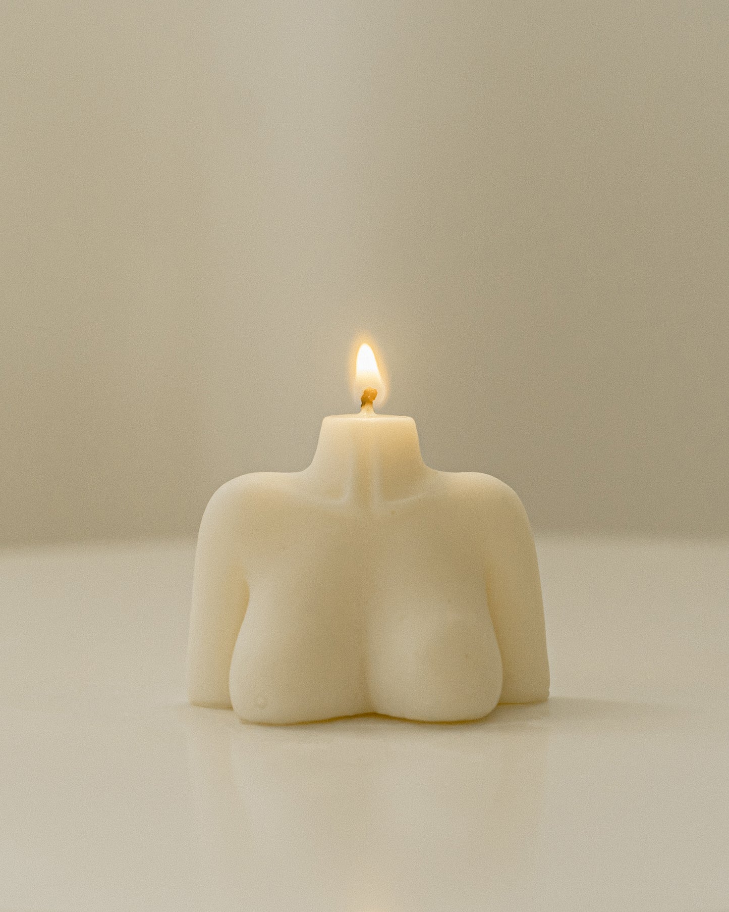 Theia | Half Female Bust Soy Aromatherapy Candle for Home Decor, Bath, and Special Occasions