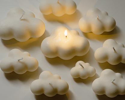 Nube | Cloud Candle Set - 3 | Soy Aromatherapy Candle for Home Decor, Bath, and Special Occasions