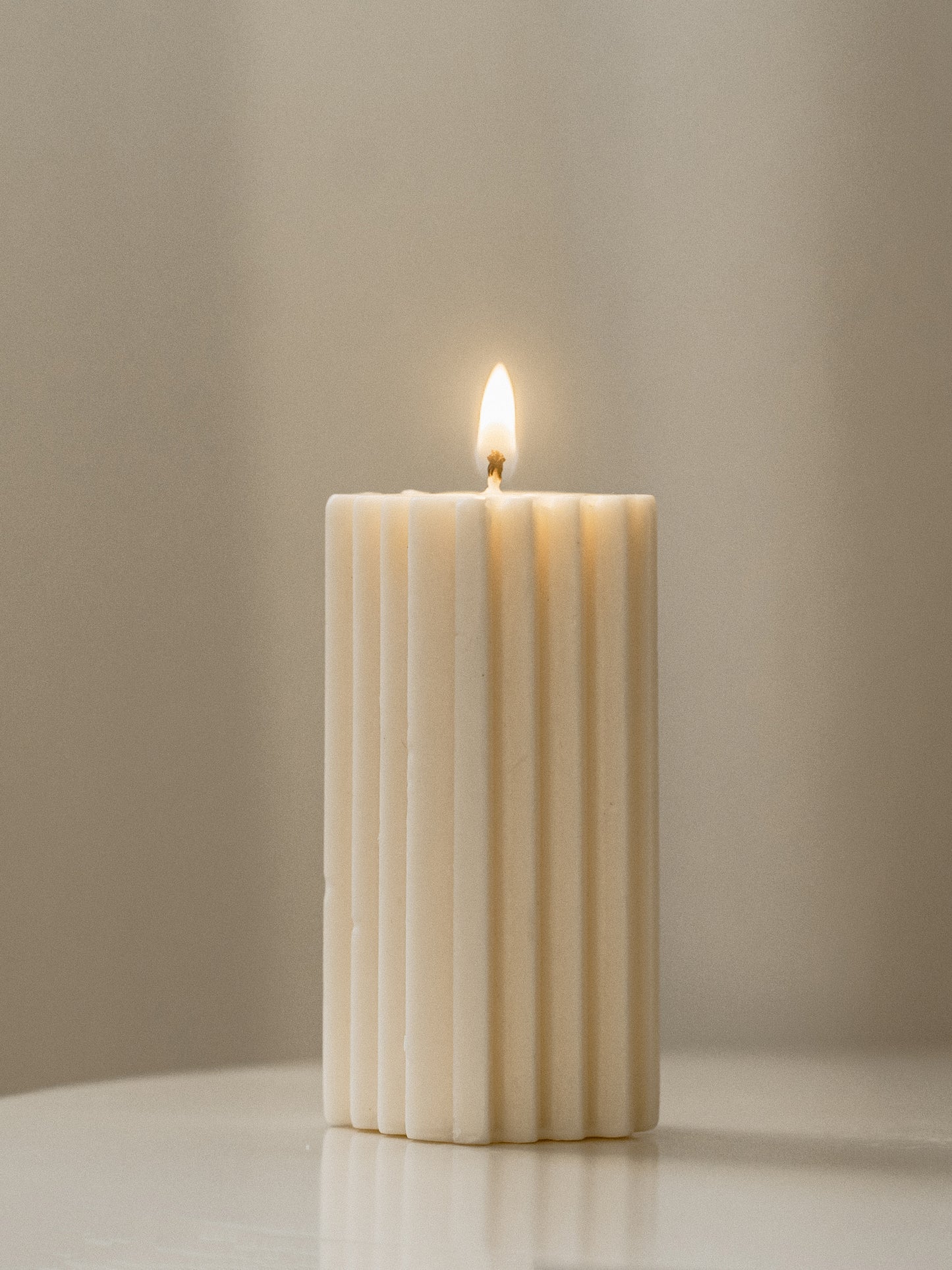 Neo | Geometric Pillar Soy Aromatherapy Candle for Home Decor, Bath, and Special Occasions