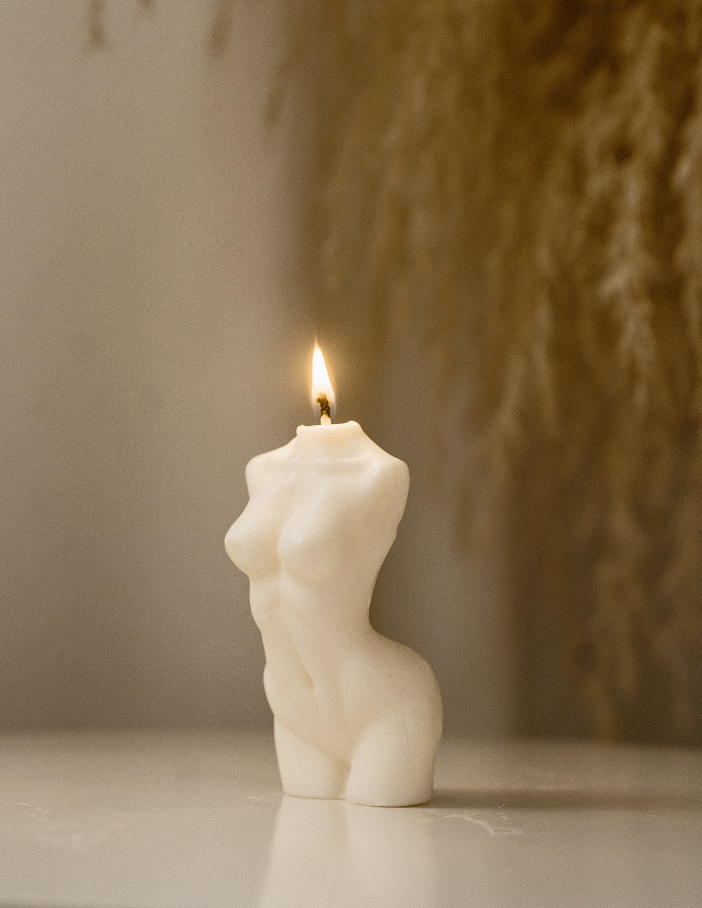 Athena | Female Body Torso Candle | Soy Aromatherapy Candle for Home Decor, Bath, and Special Occasions