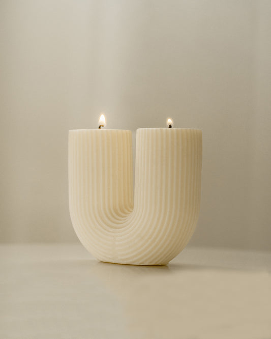 Ulysses | U Shaped Soy Aromatherapy Candle for Home Decor, Bath, and Special Occasions