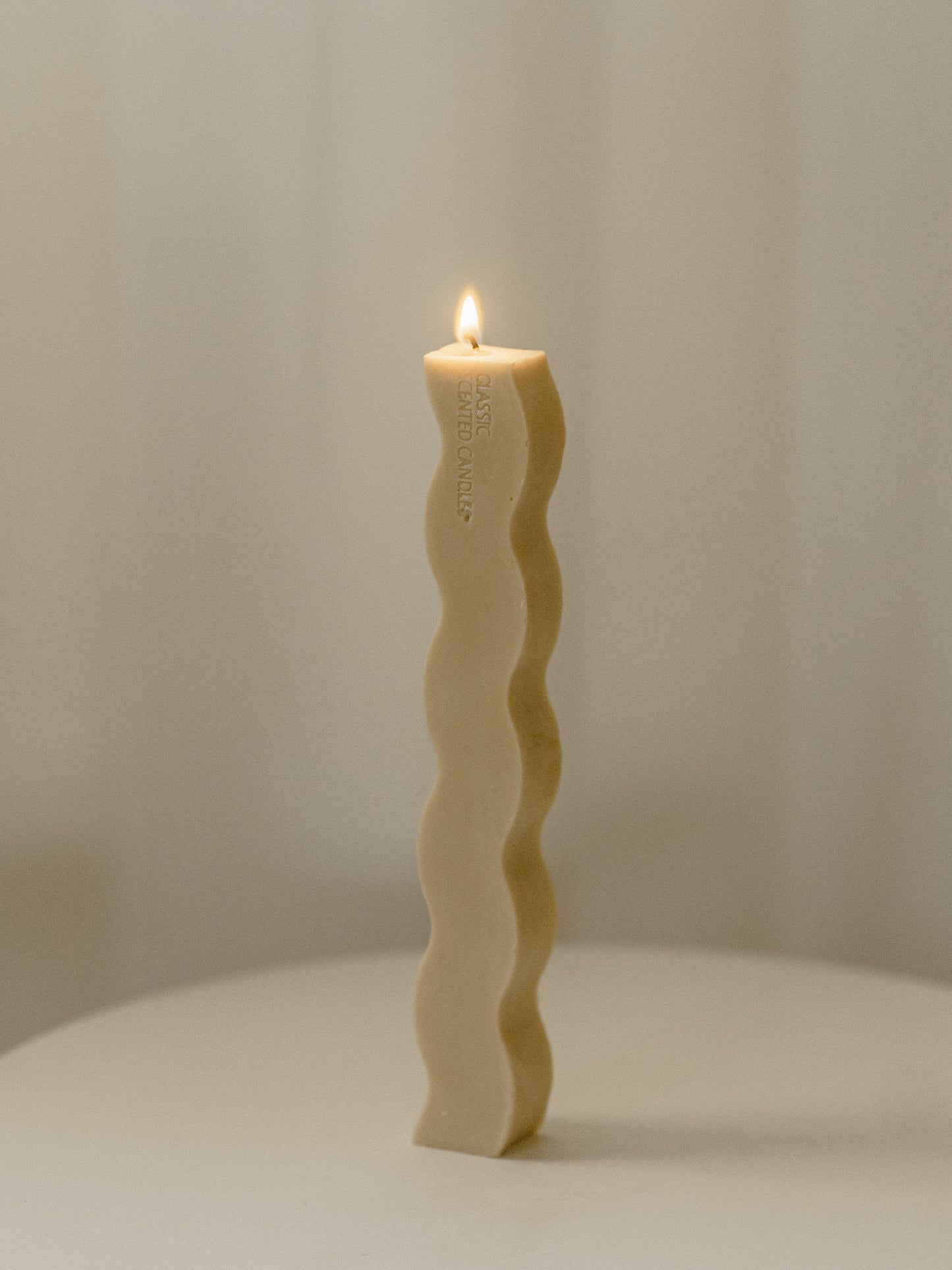 Wesley | Wavy Taper Soy Aromatherapy Candle for Home Decor, Bath, and Special Occasions